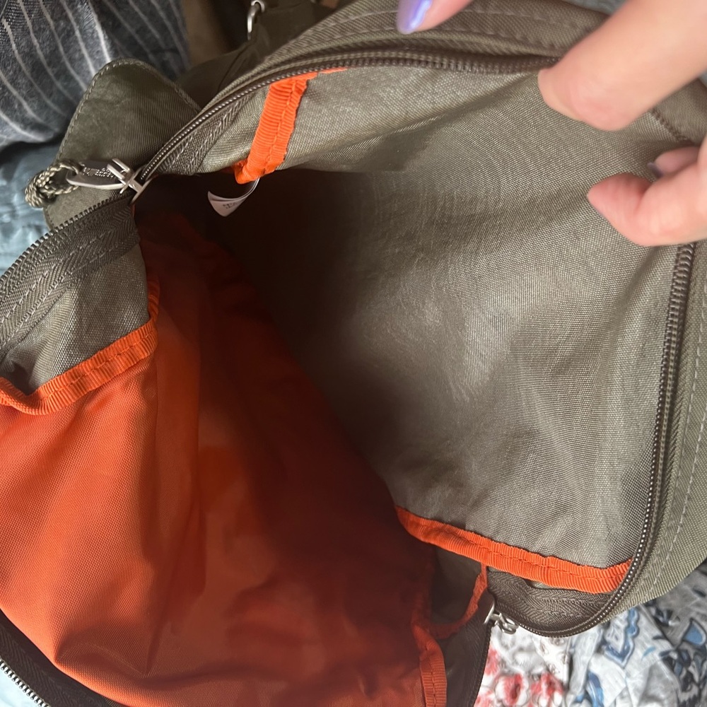Olive Green Sling Backpack/Crossbody Bag - Picture 7 of 16